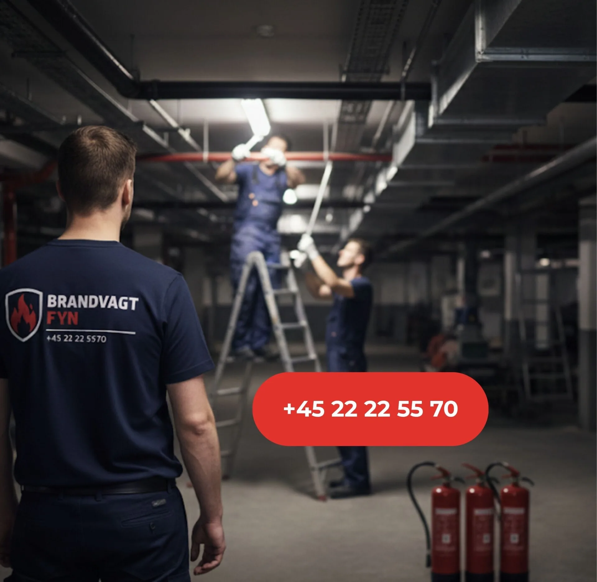 Brandvagt Udskiftning af sprinklere